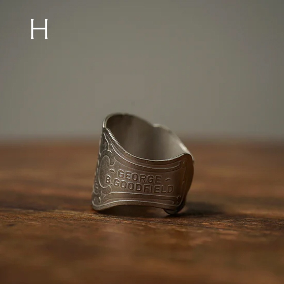 CIGAR TAG RING SILVER��GLAD HAND�ʥ�󥰡�