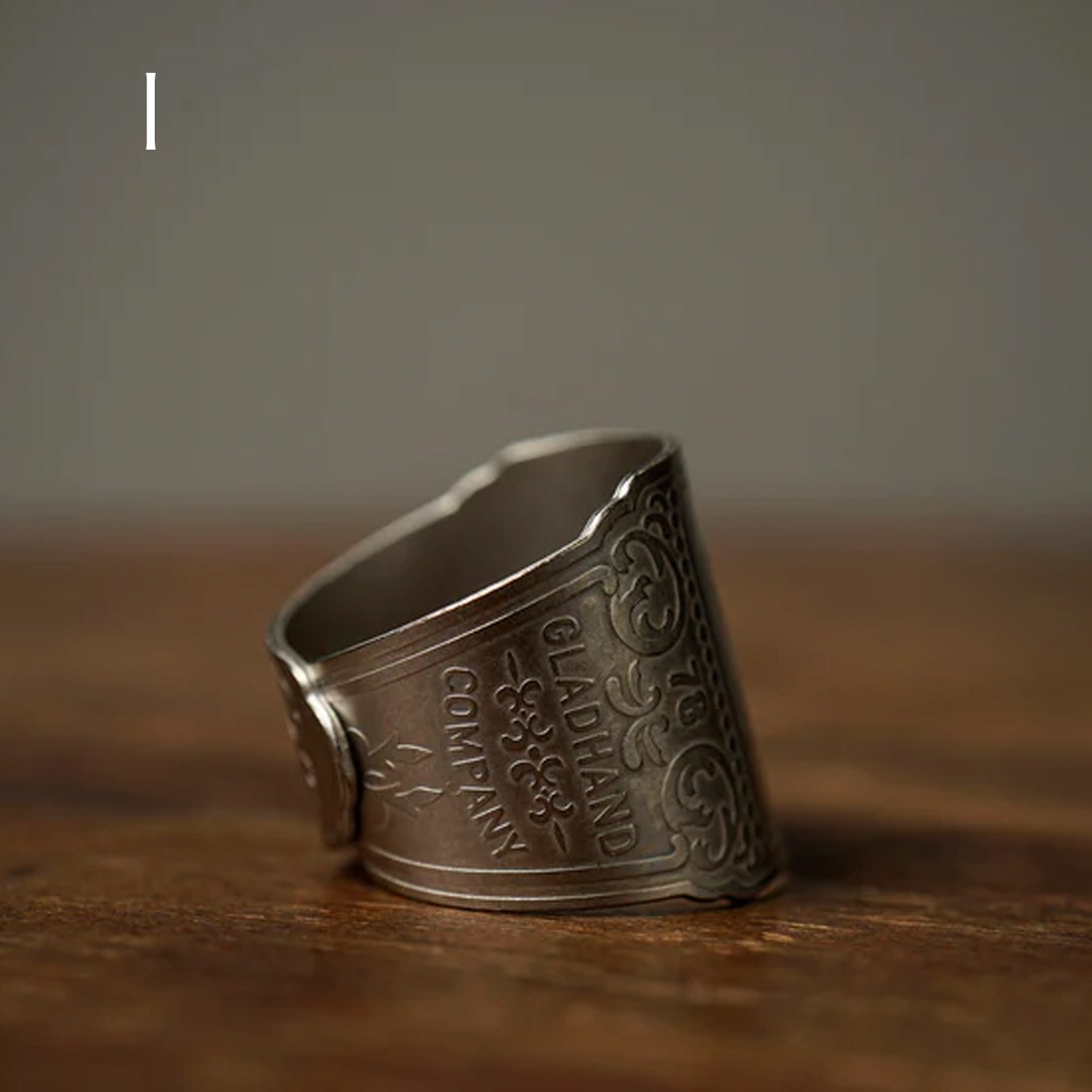 CIGAR TAG RING SILVER��GLAD HAND�ʥ�󥰡�