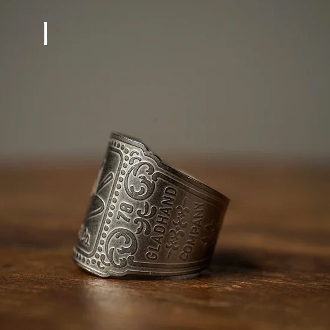 CIGAR TAG RING SILVER��GLAD HAND�ʥ�󥰡�