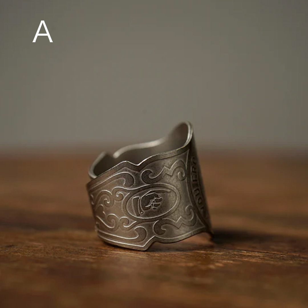 CIGAR TAG RING SILVER��GLAD HAND�ʥ�󥰡�