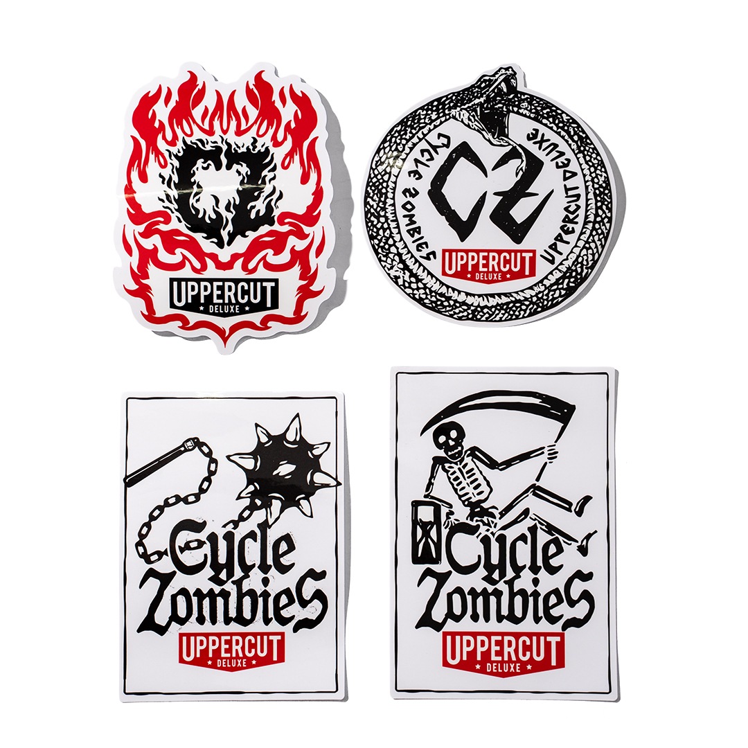 �ڸ����UPPERCUT DELUXE��CYCLE ZOMBIES�ե���ॳ���ȥ��ƥå��� 4���ȡ�UPPERCUT�ʥ��ƥå�����