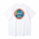BROSH ��FUSTY WORKS S/S TEE FACE LOGO_WH��BROSH ��T����ġ�