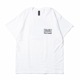 BROSH ��FUSTY WORKS S/S TEE FACE LOGO_WH��BROSH ��T����ġ�