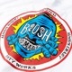 BROSH ��FUSTY WORKS S/S TEE FACE LOGO_WH��BROSH ��T����ġ�