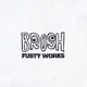 BROSH ��FUSTY WORKS S/S TEE FACE LOGO_WH��BROSH ��T����ġ�