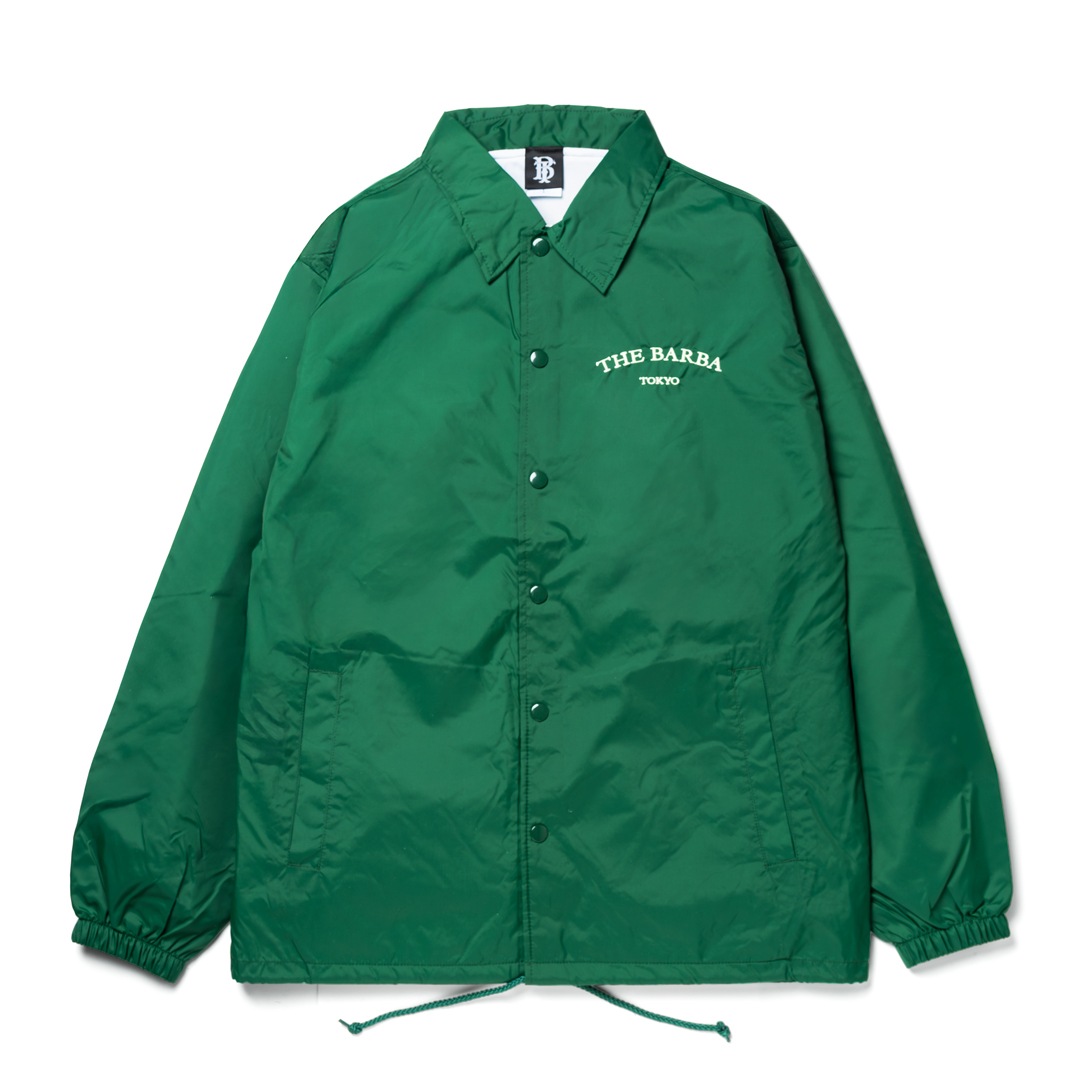 数量限定】WSIDE EMB COACH JACKET（グリーン）／BARBAオリジナル