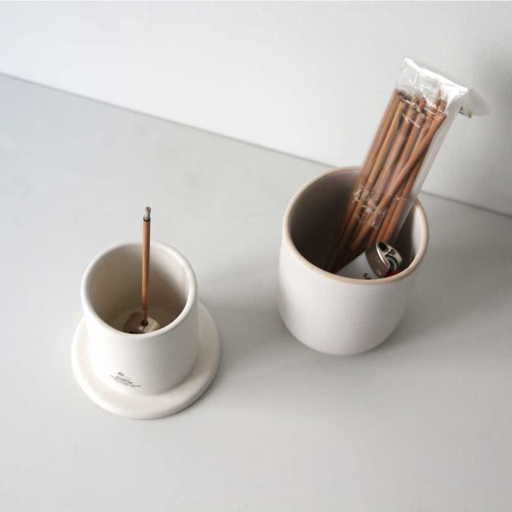 ANAheim PORCELAIN ASH-POT "Ivory"��DETAIL INC.���Żҥ��Х��ѳ�����