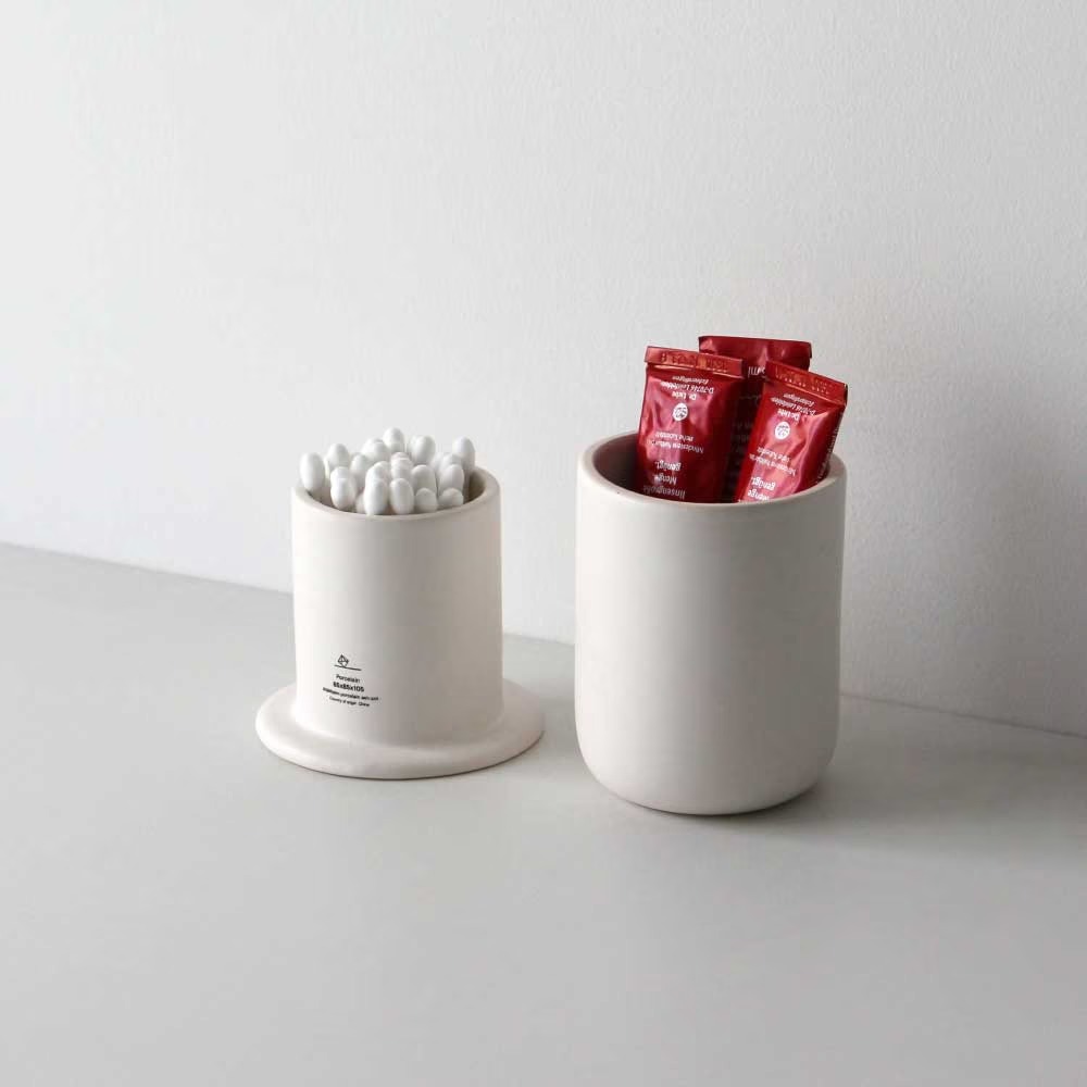 ANAheim PORCELAIN ASH-POT "Ivory"��DETAIL INC.���Żҥ��Х��ѳ�����