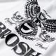 BROSH FUSTY WORKS S/S TEE OWL LOGO_WHBROSH Tġ
