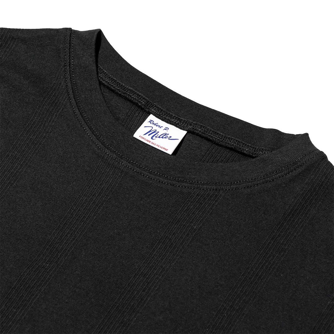 Panel ribbed T-shirt 奢եå 141Cʥ֥åˡRobert P. MillerTġ