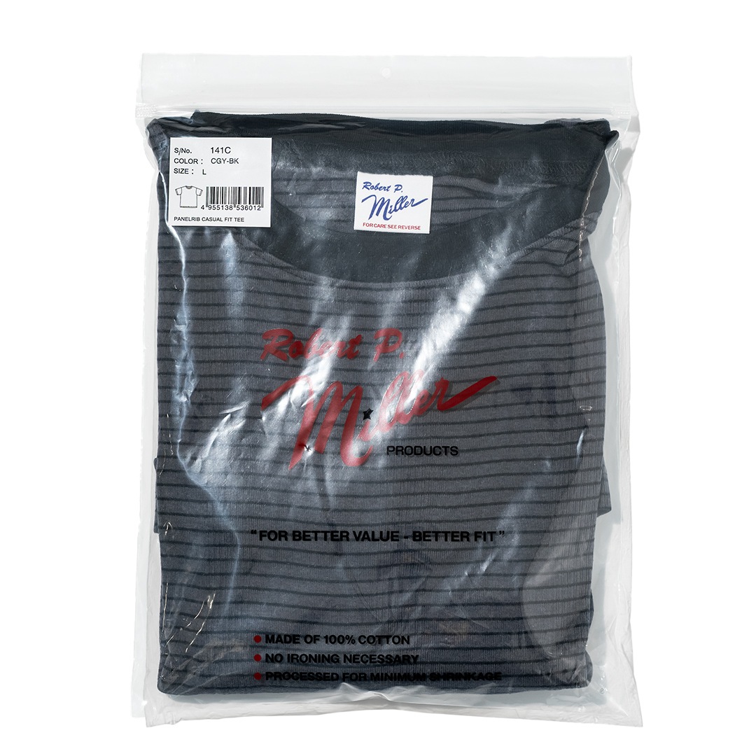 Panel ribbed T-shirt 奢եå 141Cʥ㥳륰졼ˡRobert P. MillerTġ