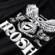 BROSH ��FUSTY WORKS L/S TEE OWL LOGO_BK��BROSH ��T����ġ�
