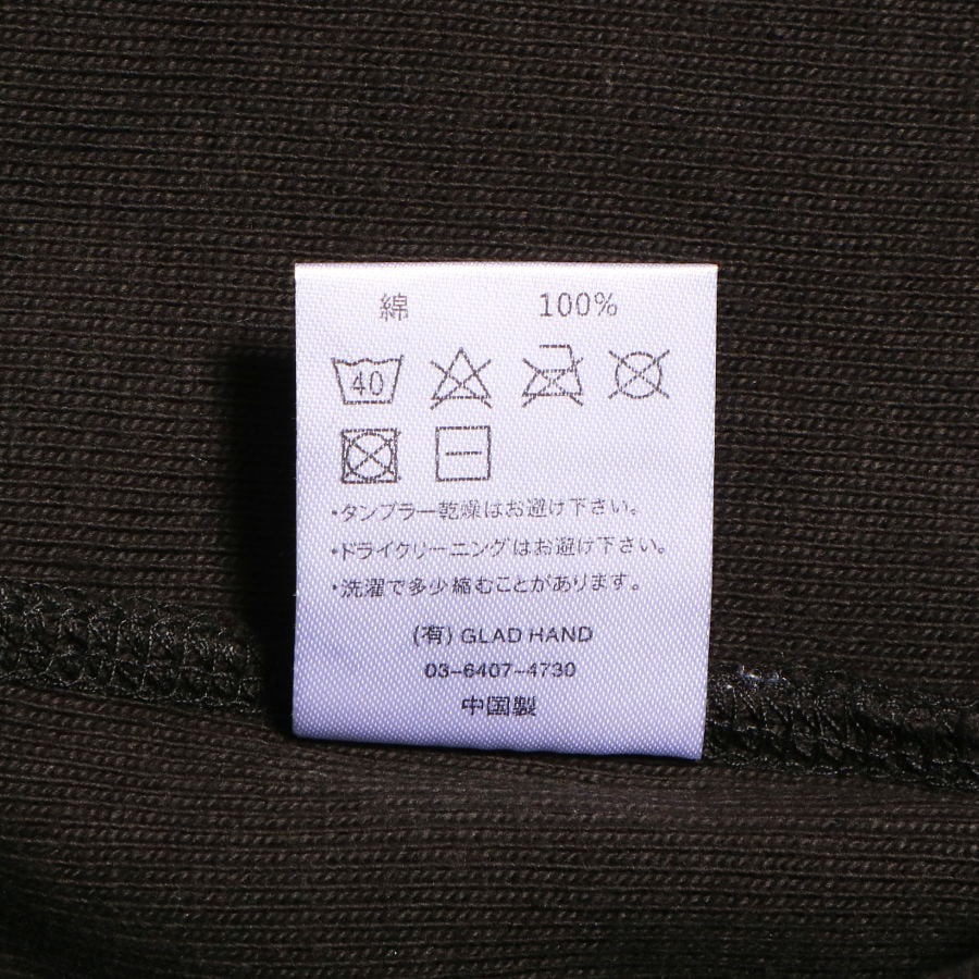 THICK L/S T-SHIRTS_18BKˡGLAD HAND Tġ