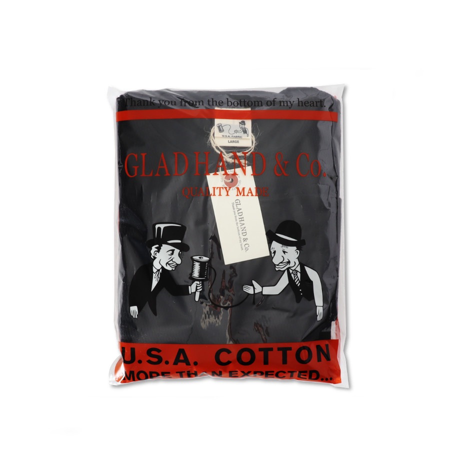 THICK L/S T-SHIRTS_18BKˡGLAD HAND Tġ