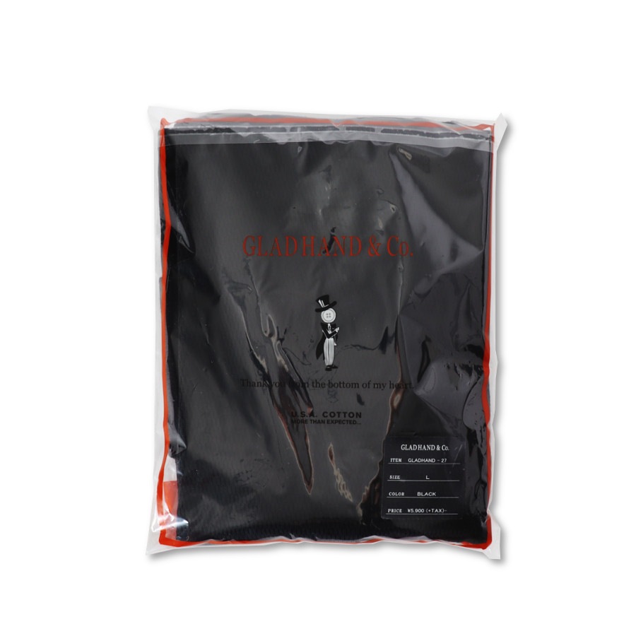 THICK L/S T-SHIRTS_18BKˡGLAD HAND Tġ