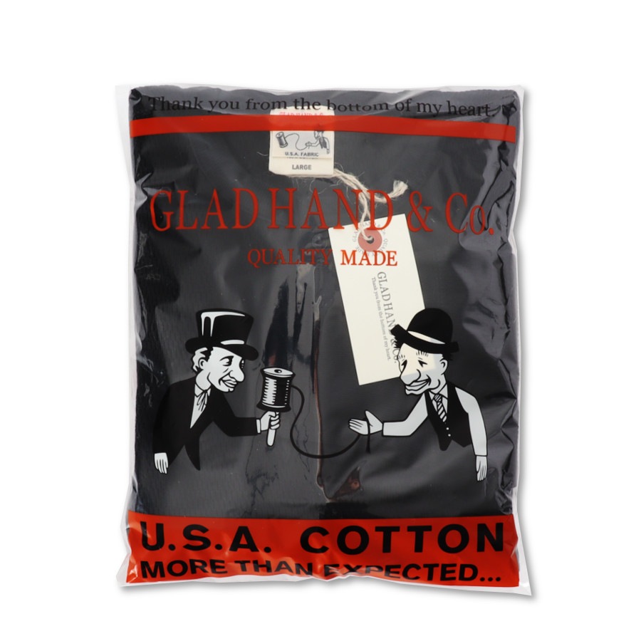 WAFFLE HENRY L/S T-SHIRTS_11��BK�ˡ�GLAD HAND ��T����ġ�