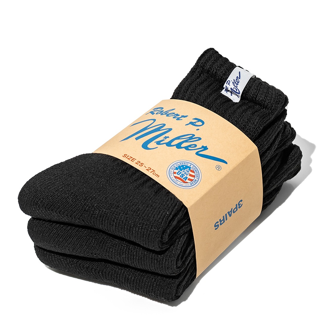 3P Crew length socks 25-27cm_312Cʥ֥åˡRobert P. Millerʷ