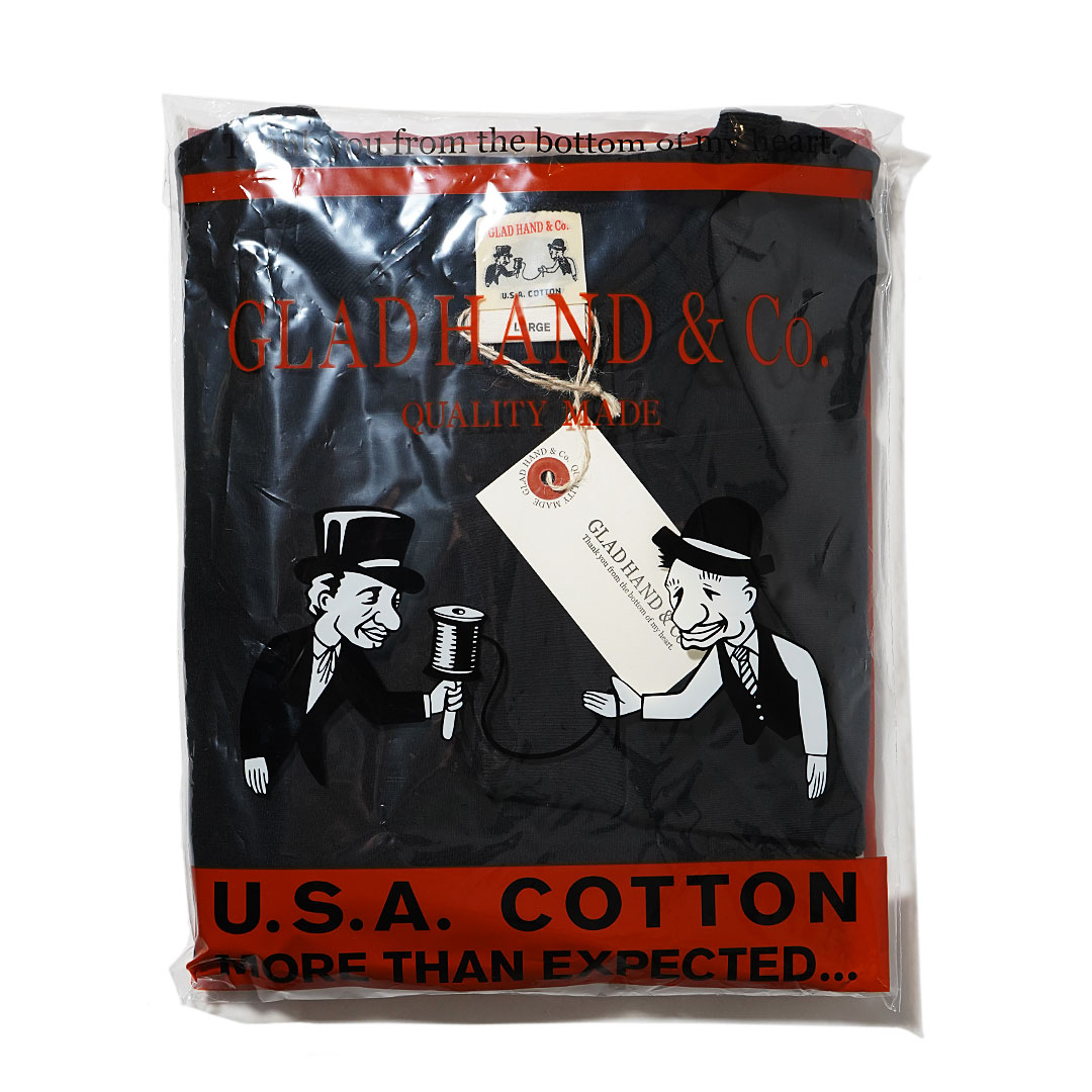 HEAVY WEIGHT BINDER NECK L/S T-SHIRTS_33��BK�ˡ�GLAD HAND ��T����ġ�