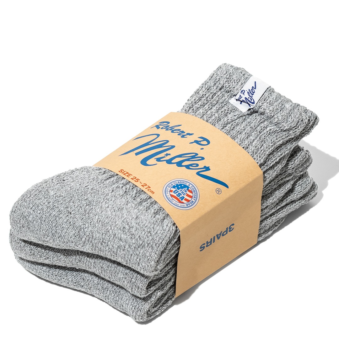 3P Crew length socks 25-27cm_312Cʥ졼ˡRobert P. Millerʷ