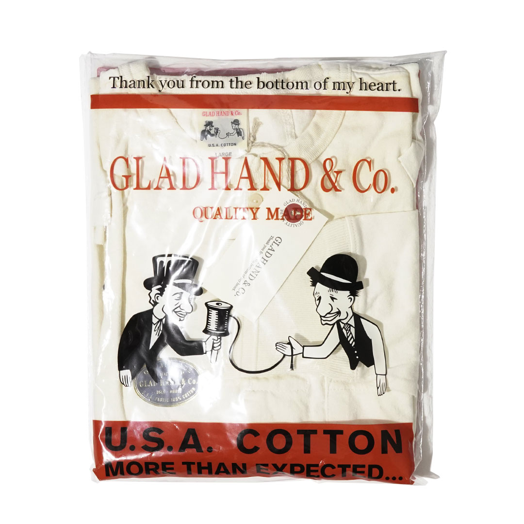 VINTAGE FINISH STANDARD HENRY POCKET L/S T-SHIRTS_26��WH�ˡ�GLAD HAND ��T����ġ�