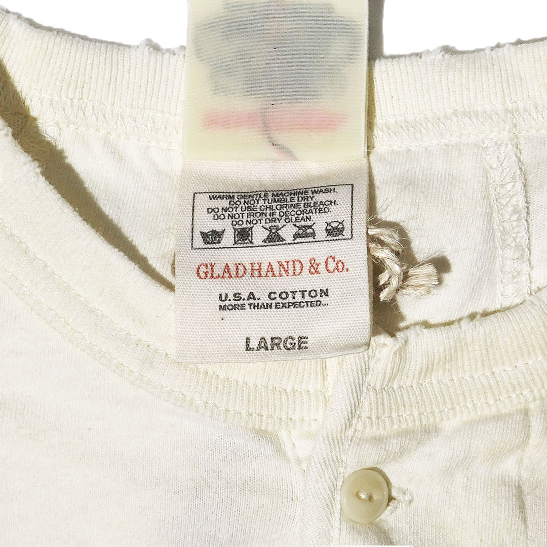 VINTAGE FINISH STANDARD HENRY POCKET L/S T-SHIRTS_26��WH�ˡ�GLAD HAND ��T����ġ�