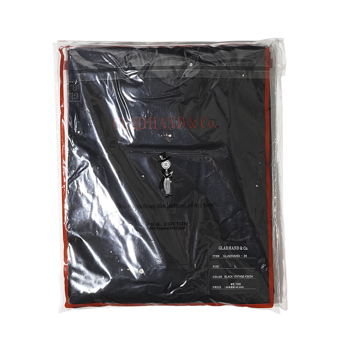 VINTAGE FINISH STANDARD HENRY POCKET L/S T-SHIRTS_26��BK�ˡ�GLAD HAND ��T����ġ�