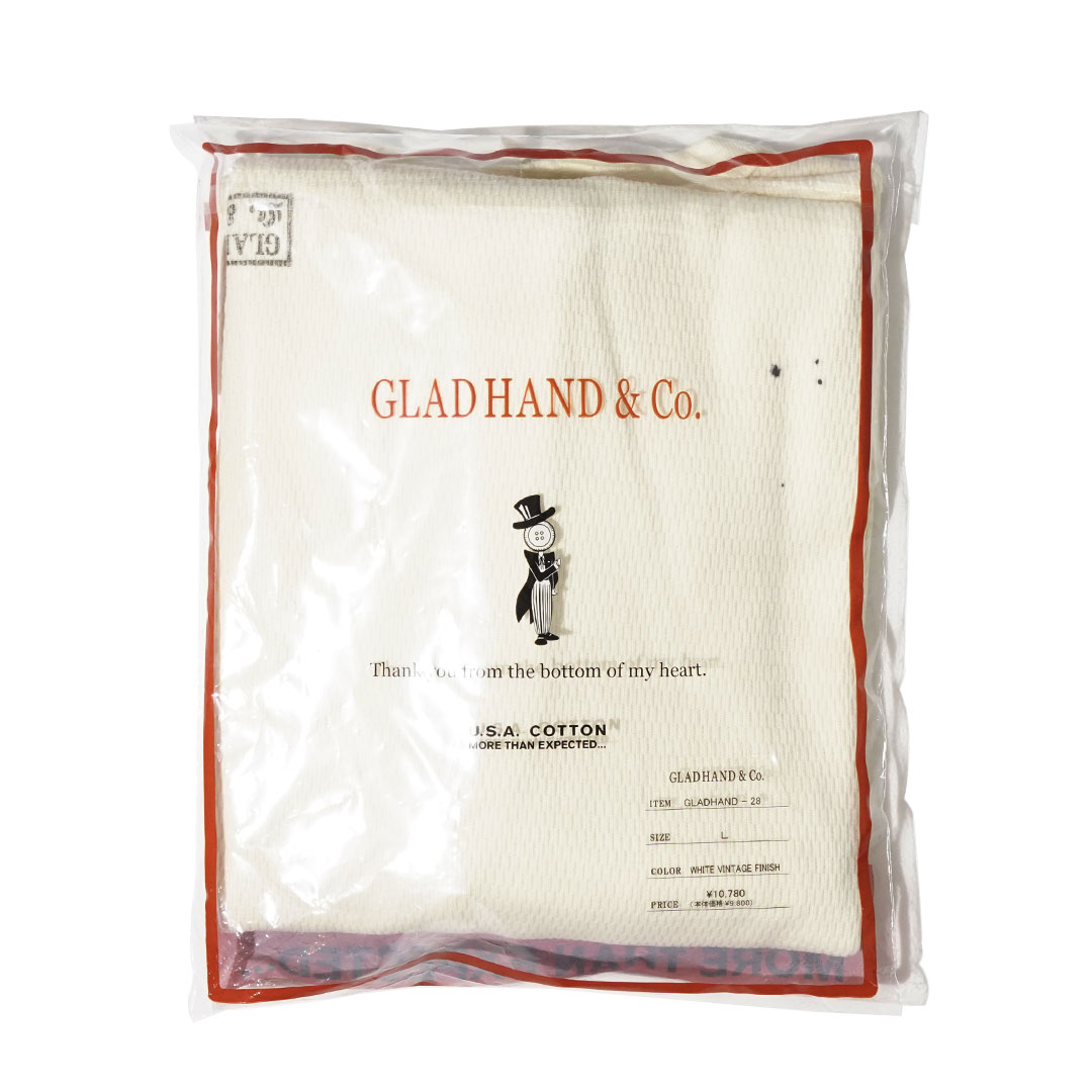 VINTAGE FINISH STANDARD WAFFLE HENRY L/S T-SHIRTS_28��WH�ˡ�GLAD HAND ��T����ġ�