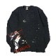 VINTAGE FINISH STANDARD WAFFLE HENRY L/S T-SHIRTS_28BKˡGLAD HAND Tġ