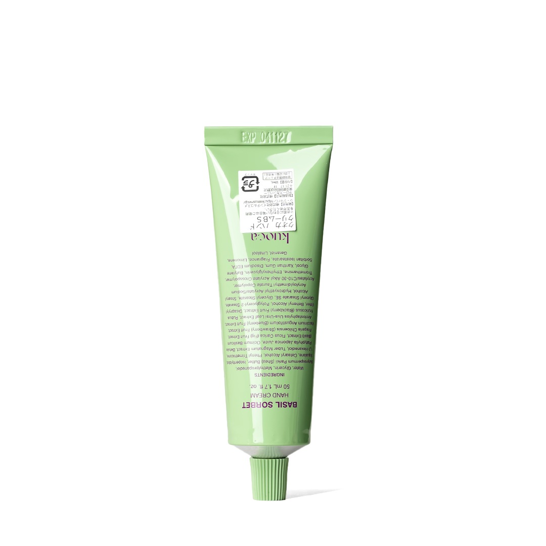 BASIL SORBET HAND CREAM／kuoca（ハンドクリーム） | カテゴリ,ボディ
