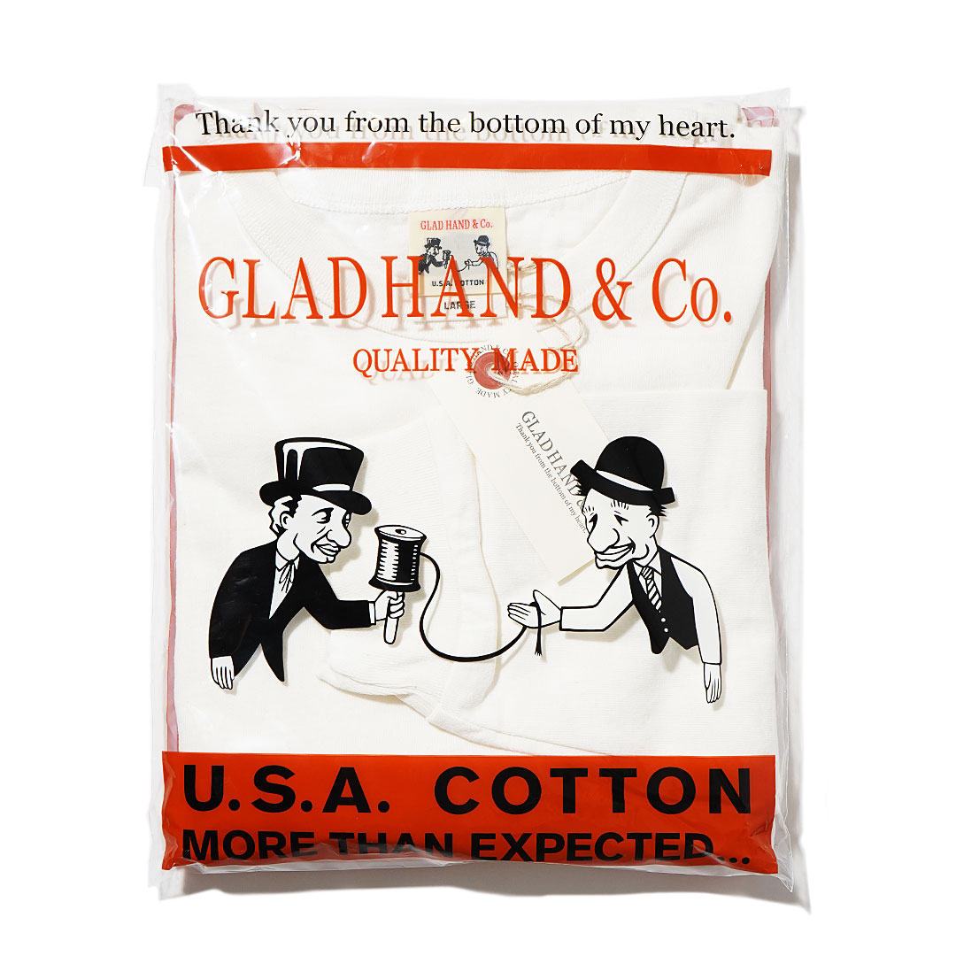 HEAVY WEIGHT BINDER NECK L/S POCKET T-SHIRTS_34WHˡGLAD HAND Tġ