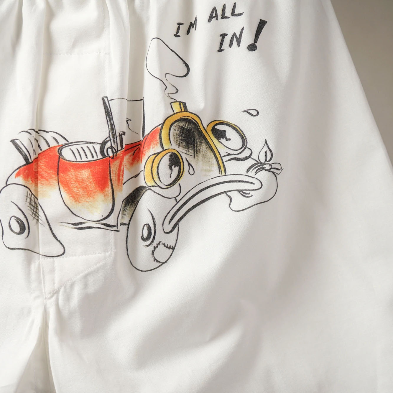 STANDARD BOXER SHORTS PRINT C WHITE�ʥܥå�������ˡ�GLAD HAND �ʥѥ�ġ�