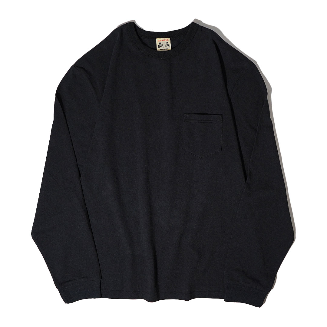 HEAVY WEIGHT BINDER NECK L/S POCKET T-SHIRTS_34BKˡGLAD HAND Tġ
