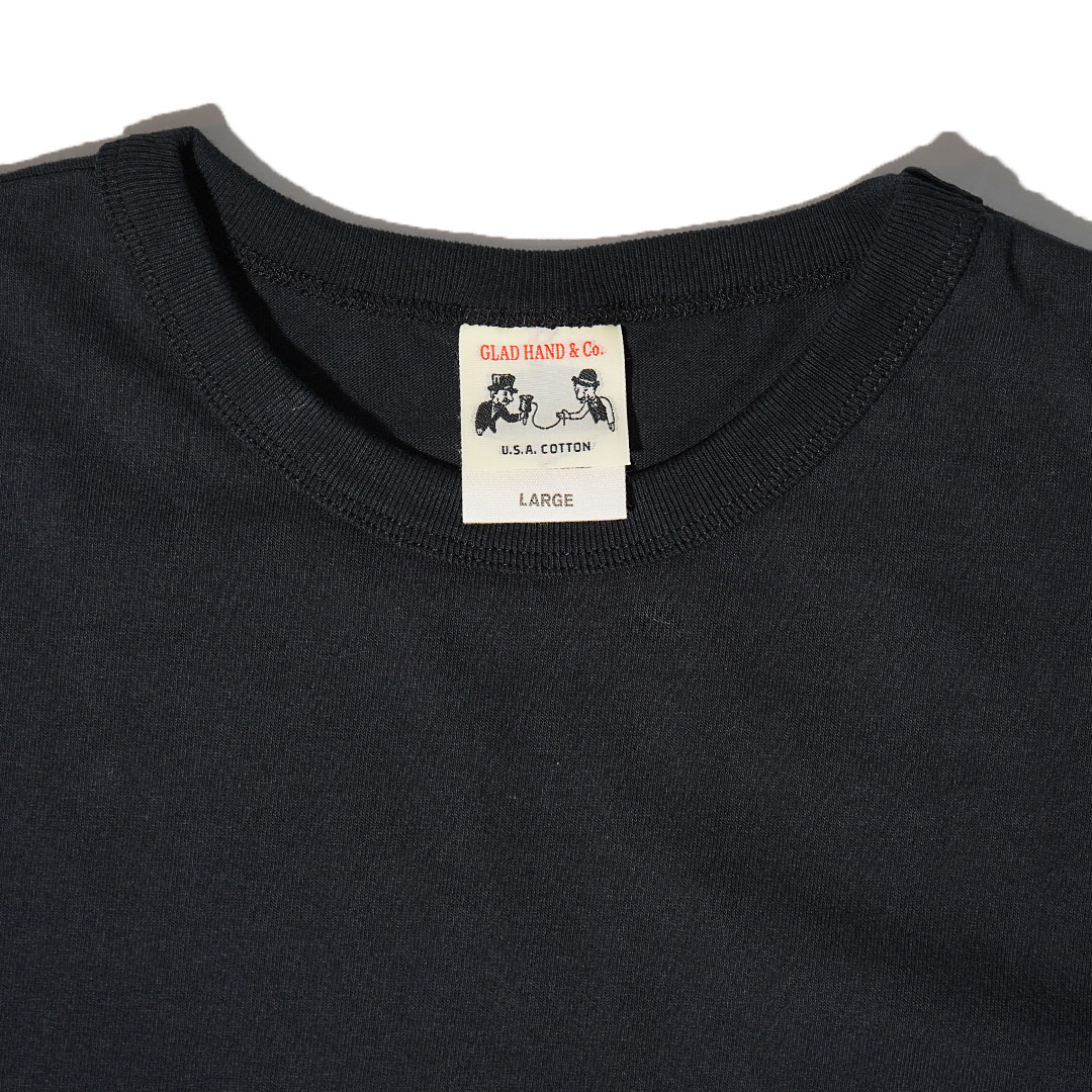 HEAVY WEIGHT BINDER NECK L/S POCKET T-SHIRTS_34BKˡGLAD HAND Tġ
