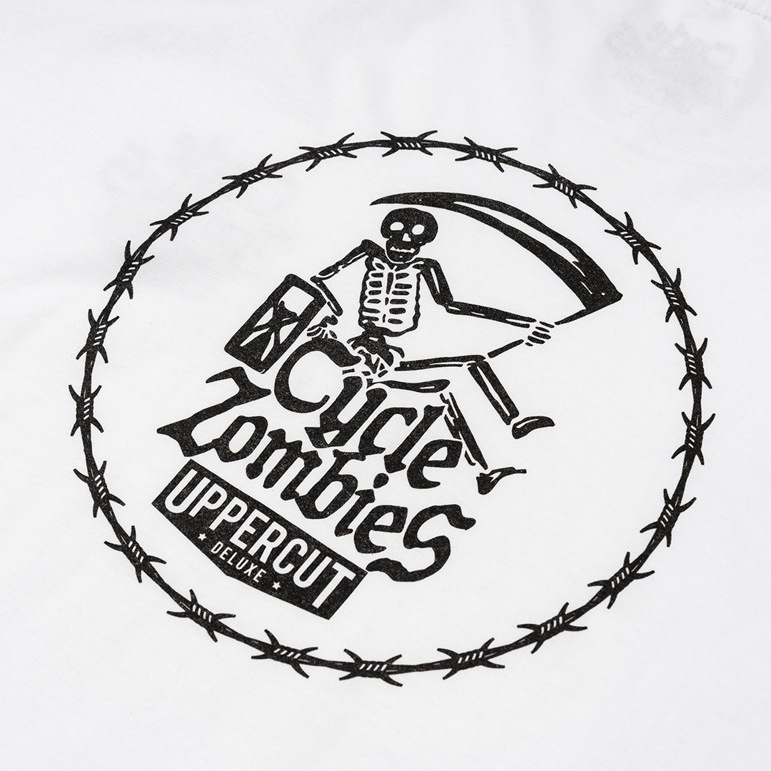 �ڸ����CYCLE ZONBIES �� UPPERCUT TEE��WHITE�ˡ�UPPERCUT��T����ġ�