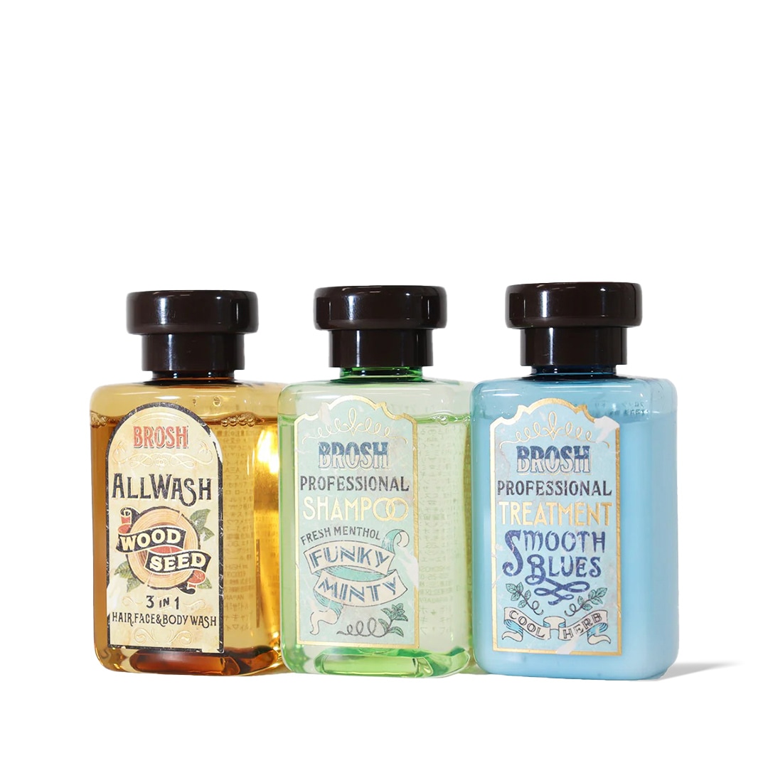 BROSH TRAVEL SET - LEATHER -��BROSH�ʥȥ�٥륻�åȡ�