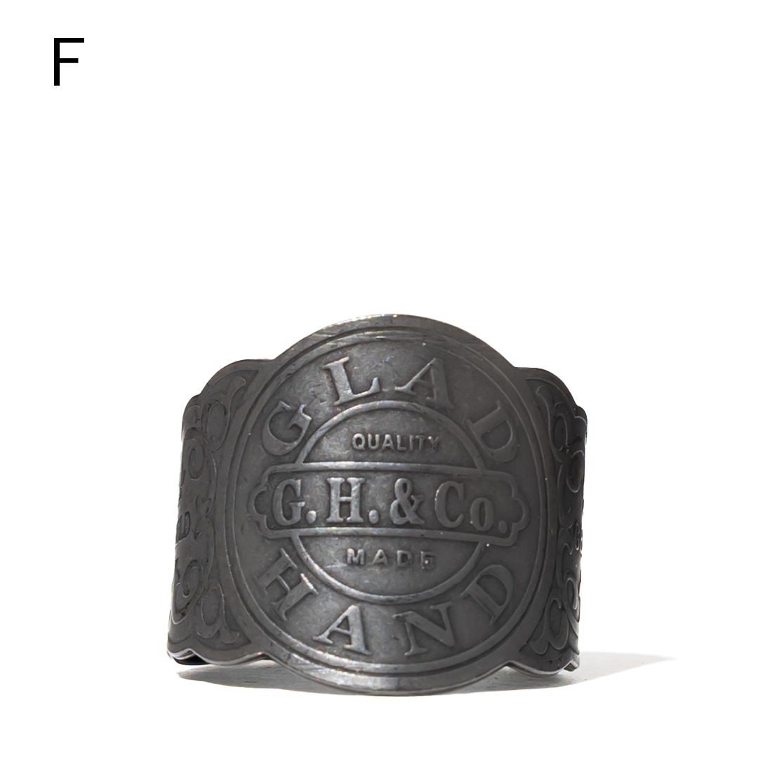 CIGAR TAG RING BLACK��GLAD HAND�ʥ�󥰡�