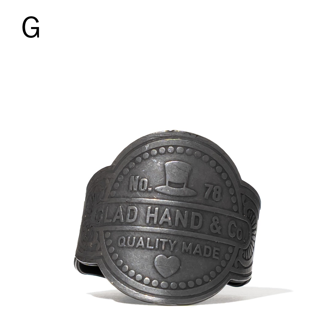 CIGAR TAG RING BLACK��GLAD HAND�ʥ�󥰡�