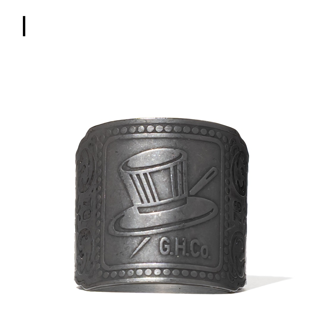 CIGAR TAG RING BLACK��GLAD HAND�ʥ�󥰡�