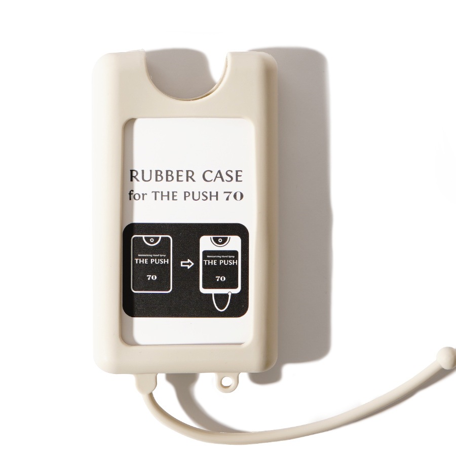 Rubber Case Beige  Clear SetTHE PUSHʥϥɥץ졼