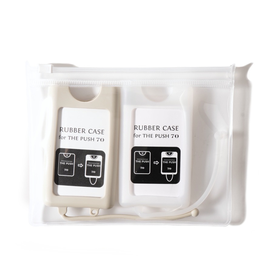 Rubber Case Beige  Clear SetTHE PUSHʥϥɥץ졼