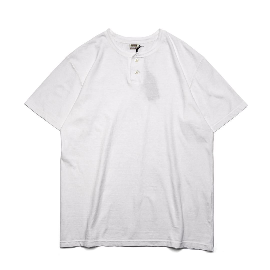 REGULAR HENLY NECK T��WHITE�ˡ�CS1950��T����ġ�