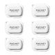 PACHET #WHITE - 6pcsPACHET