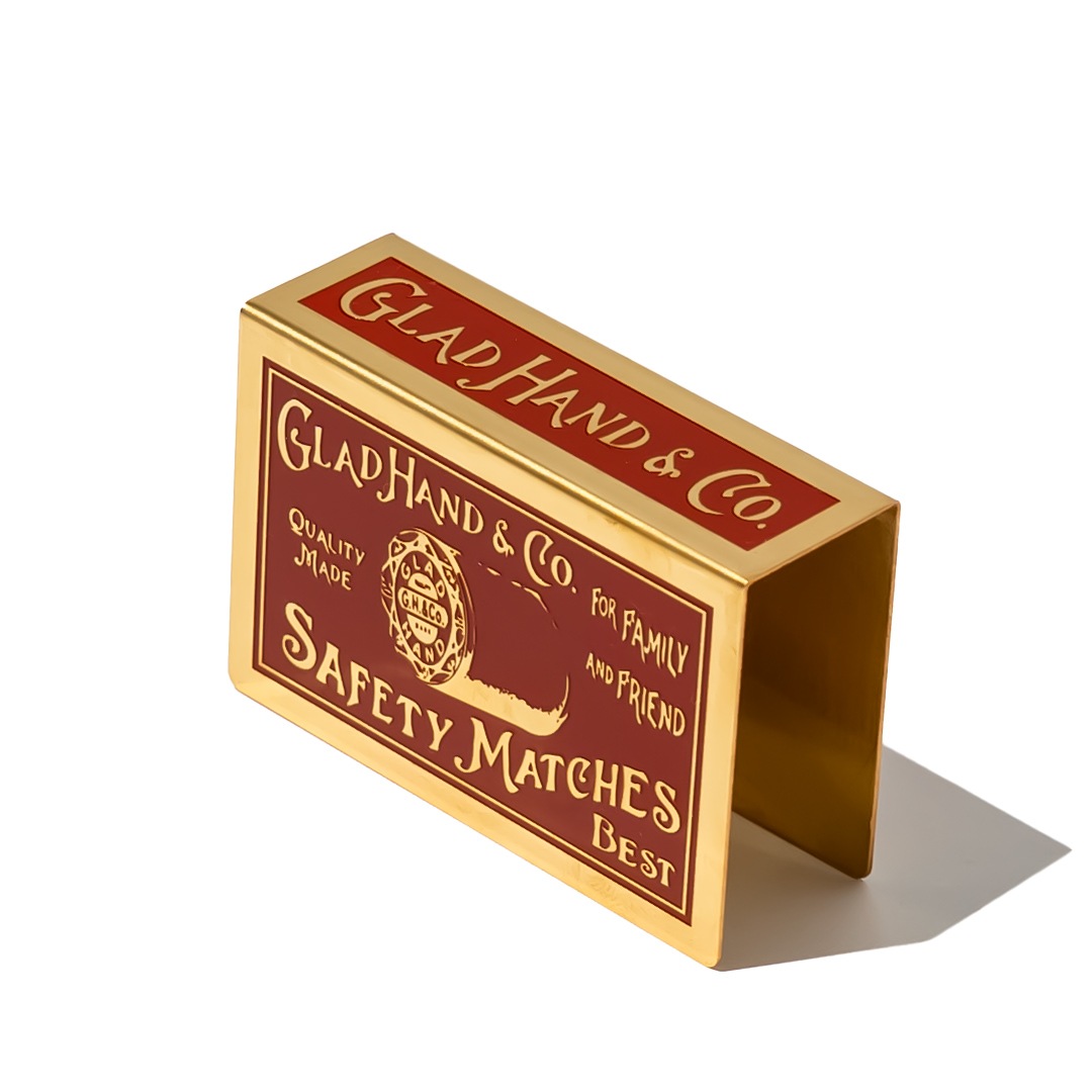 MATCHBOX HOLDER GOLD��RED��BOBBIN�ˡ�GLAD HAND �ʥޥå��ܥå�����