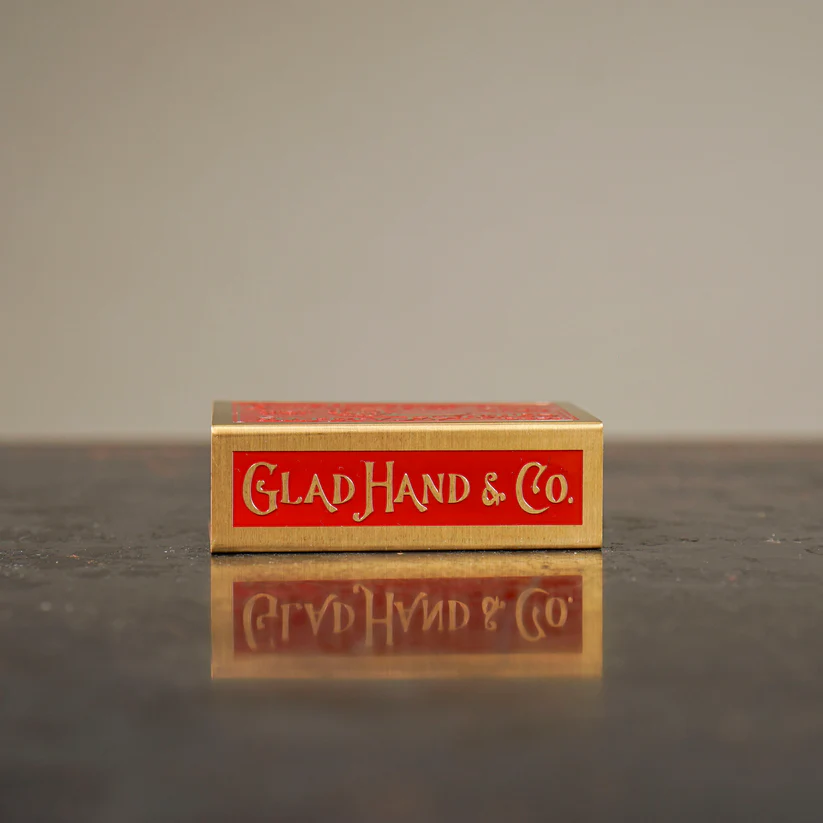 MATCHBOX HOLDER GOLD��RED��BOBBIN�ˡ�GLAD HAND �ʥޥå��ܥå�����