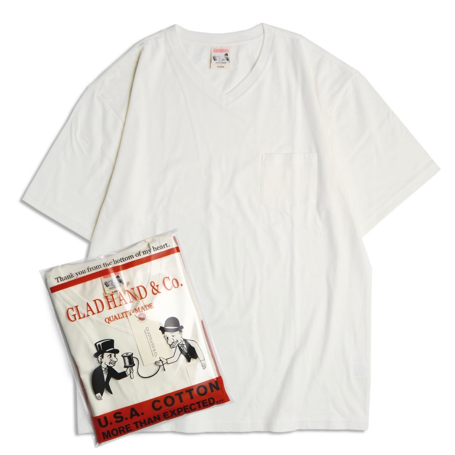 STANDARD V-NECK T-SHIRTS_06WHˡGLAD HAND Tġ