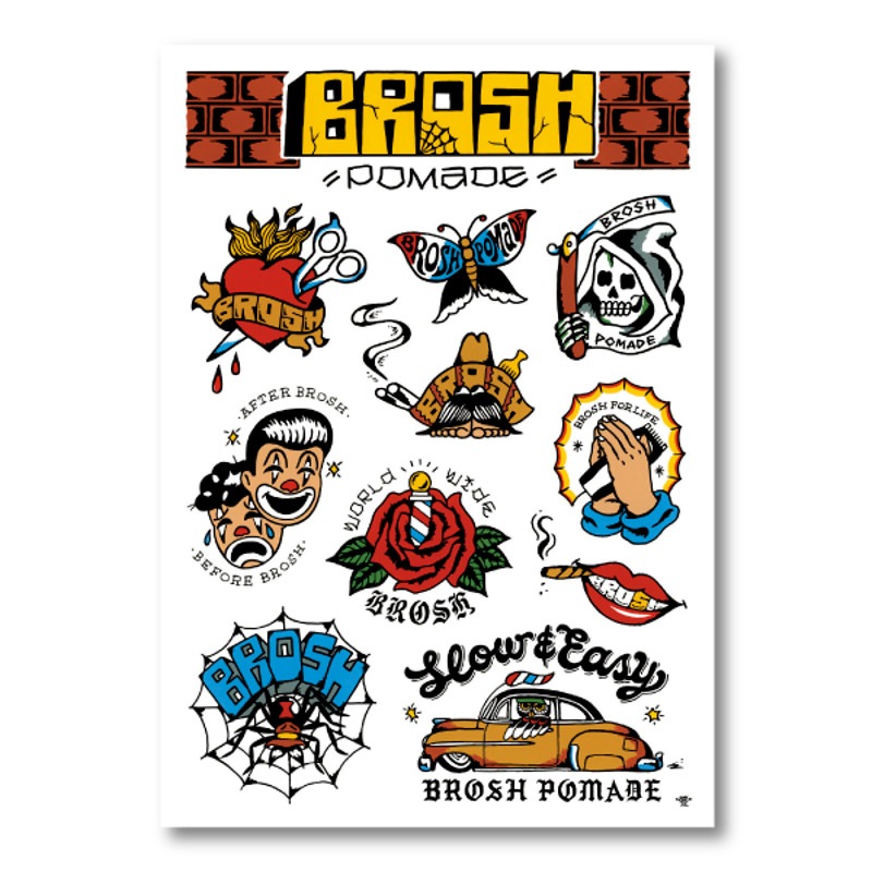 BROSH STICKERS SET 2BROSHʥƥå