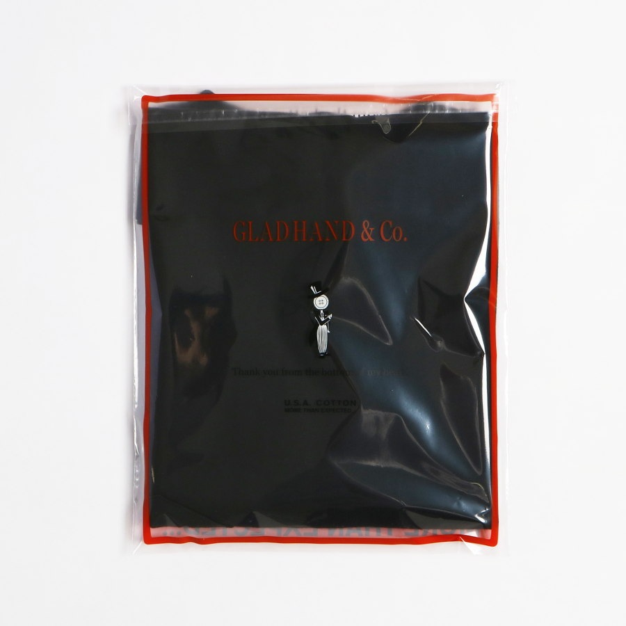 STANDARD V-NECK T-SHIRTS_06BKˡGLAD HAND Tġ