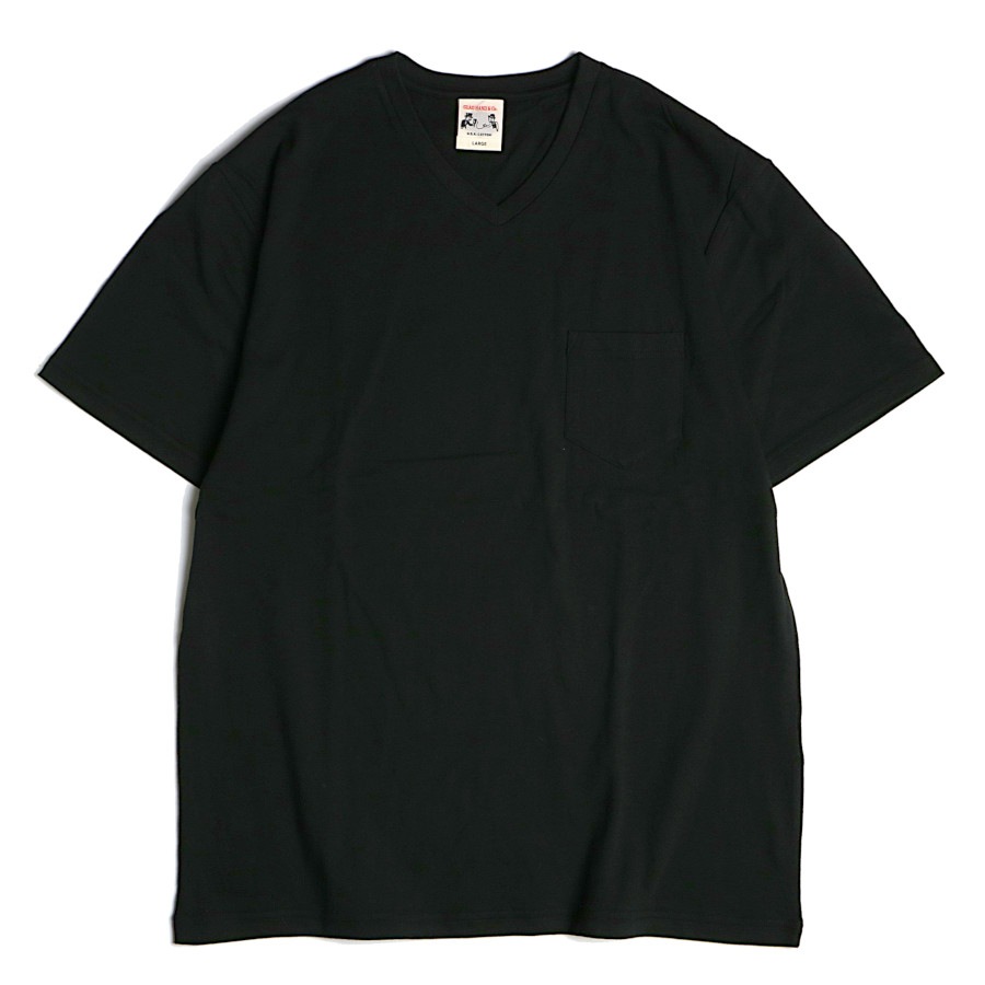 STANDARD V-NECK T-SHIRTS_06BKˡGLAD HAND Tġ