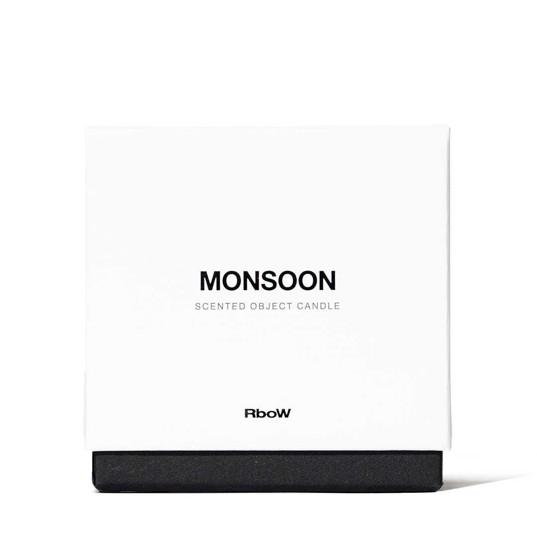 アールボウキャンドル♡RboW Scented Objet Candle Monsoon RboW Scented Objet Candle／RboW（キャンドル