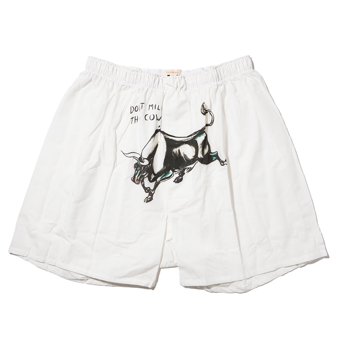 STANDARD BOXER SHORTS PRINT E WHITEʥܥåˡGLAD HAND ʥѥġ